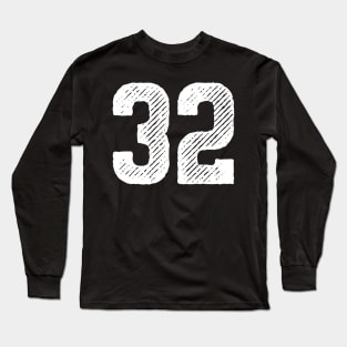 Rough Number 32 Long Sleeve T-Shirt